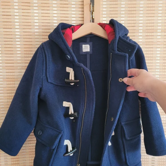 Navy Blue GAP Toddler Wool Jacket
